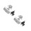 2Sets Vendingmaschinen-T-Form-Schloss Aus Robustem Eisen, 7