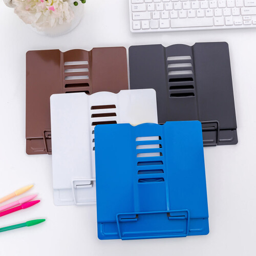 2Stk Metall Leseständer Für Kinder Desktop Buchhalter Schwarz 2