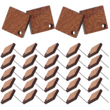 60Ud Bases De Pendientes De Madera Para Decoración Estilo Café