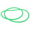 3Ud Anillo Soporte Verde PU Accesorio De 3