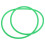 3Ud Anillo Soporte Verde PU Accesorio De 2