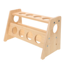 2Ud Organizador De Especias Doble Capa Madera Khaki Para Cocina
