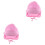 2Ud Sombreros Bebé Rosa Transpirable Con Ala Ancha Para 4