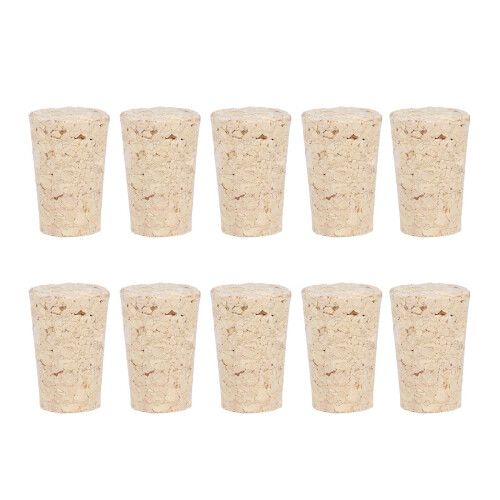 20Ud Tapones Para Vino Beige De Madera Con Que Conserva Sabor
