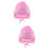 2Ud Sombreros Bebé Rosa Transpirable Con Ala Ancha Para 6