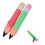 20Ud Globos Lápiz Inflables PVC Multicolor Para Decoración Escolar 11
