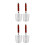4Ud Escurridor Acero Inoxidable Mango De Madera Multicolor 8