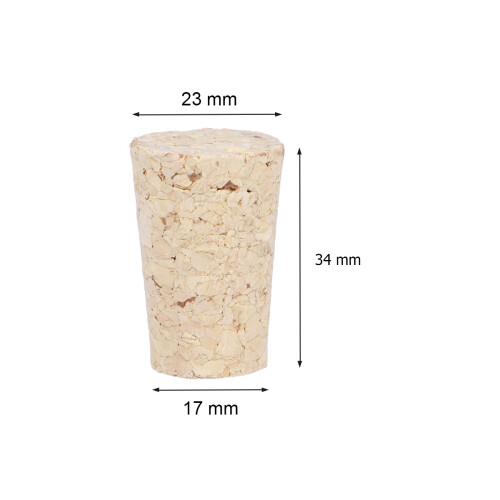 20Ud Tapones Para Vino Beige De Madera Con Que Conserva Sabor 1