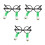 3Ud Gafas De Plástico Para De Disfraces 6