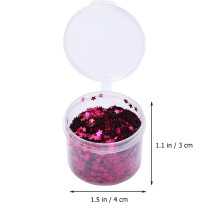 2Ud Lentejuelas Rosy Five-Pointed Para Decoración De Bodas Y Fiestas