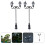 8Ud Mini Farolas Negras Para Adornos De Casas Y Pequeños 9