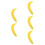 5Ud Toppers Decorativos Plástico Amarillo Accesorio Vehículo 3
