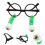 3Ud Gafas De Plástico Para De Disfraces 8