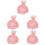 5Ud De Peluche Rosa Para Muñecas De PP Y Decoración 6