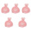 5Ud De Peluche Rosa Para Muñecas De PP Y Decoración 3