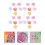 60Ud Simulaciones Resinadas De Dulces Corazón Multicolor Para Decorar 11