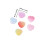 60Ud Simulaciones Resinadas De Dulces Corazón Multicolor Para Decorar 2
