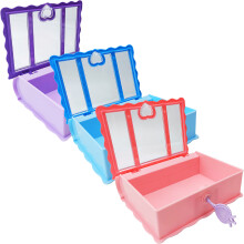 6Ud Caja Regalo En Forma De Con Cerradura Multicolor Para Dulces