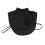 2Ud Cuello Falso Negro Mujer Decoración Cómoda 2
