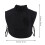 2Ud Cuello Falso Negro Mujer Decoración Cómoda 10