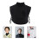 2Ud Cuello Falso Negro Mujer Decoración Cómoda 11