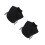 2Ud Cuello Falso Negro Mujer Decoración Cómoda 5