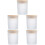 5Ud De Vidrio Con Tapa De Bambú Para Velas 8