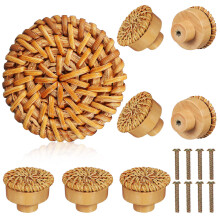16Ud De Rattan Y Madera Para Cómodas Y Armarios Coloridos