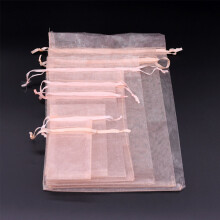 100 Stück transparente Organzabeutel als Geschenkbeutel-10*15cm