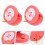 8Ud Accesorios Infantiles Castanetas De Madera Multicolor Resistentes 10