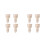 8Ud Patas Decorativas Beige De Madera Tallada Para Muebles 3