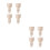 8Ud Patas Decorativas Beige De Madera Tallada Para Muebles 7