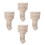 8Ud Patas Decorativas Beige De Madera Tallada Para Muebles 2