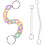 9Ud Con Charms Para Decorar Colores Surtidos 10