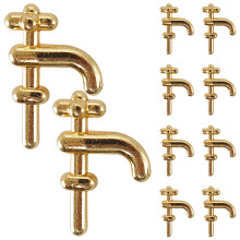 4Ud Mini Decorativos Dorados Para Casa Accesorios Duraderos