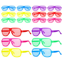 90Ud Gafas Neón Shutter Plástico Para Disfraces Festival Variedad