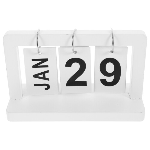 3Ud Calendario De Escritorio Creativo Y Reutilizable De Madera 2