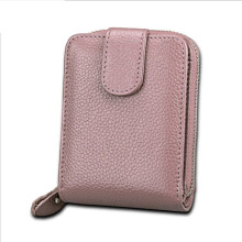Fashion ID Credit Card Holder Blocking Business-Bean pink