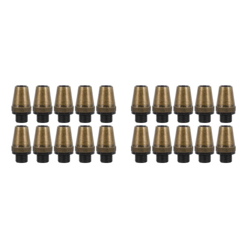 20Ud Conectores De Cable Hierro+ud Clips Para Iluminación Multicolor 2