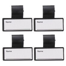 8Ud Placas De Nombre Para Personal Médico ABS Resistente Multicolor