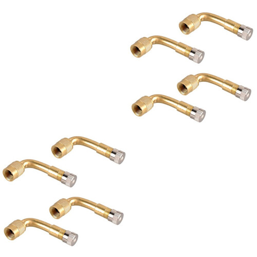 8Ud Adaptador Para Válvula Dorado Durable Y 2