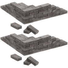 200Ud Micro Artesanales De Arcilla Gris Para Miniaturas DIY