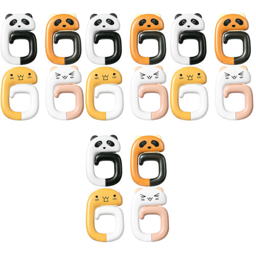 16Ud Flexibles Para Y Con Patrón Panda Multicolor 2