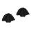 2Ud De Crochet Negro Para Peluca, Ajustables Y Confortables 2