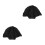 2Ud De Crochet Negro Para Peluca, Ajustables Y Confortables 4
