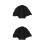 2Ud De Crochet Negro Para Peluca, Ajustables Y Confortables 6