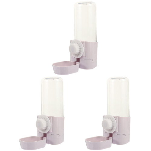 3Ud Botella Colgable Para Mascotas Pequeñas Color Morado 1