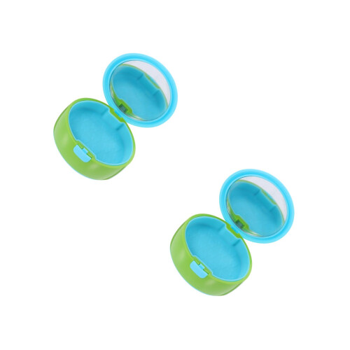 2Ud Estuche Azul Para Protector Bucal En ABS Con Inserto De Silicona 2