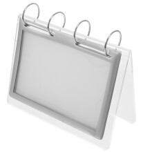 2Ud Soporte Acrílico Claro Para Carta Y Señalización En