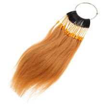 5Jgo Accesorios Para Estilismo Con Muestras De Pelo Humano Natural